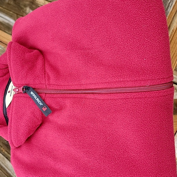 Woolrich Women's Lg Burgandy Fleece Vest - Picture 15 of 16